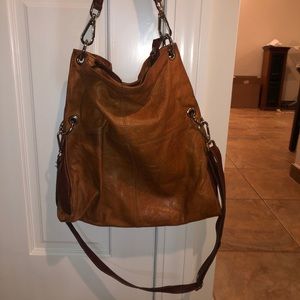 Brown Faux leather purse